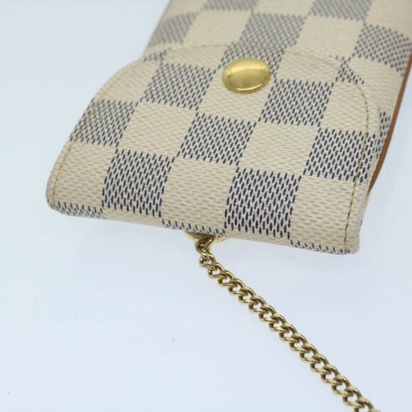 LOUIS VUITTON Damier Azur Etui Telephonne MM Cell Phone Case - Picture 5 of 16
